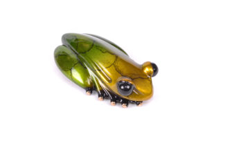 Limited Edition bronze frog sculpture by Tim FROGMAN Cotterill