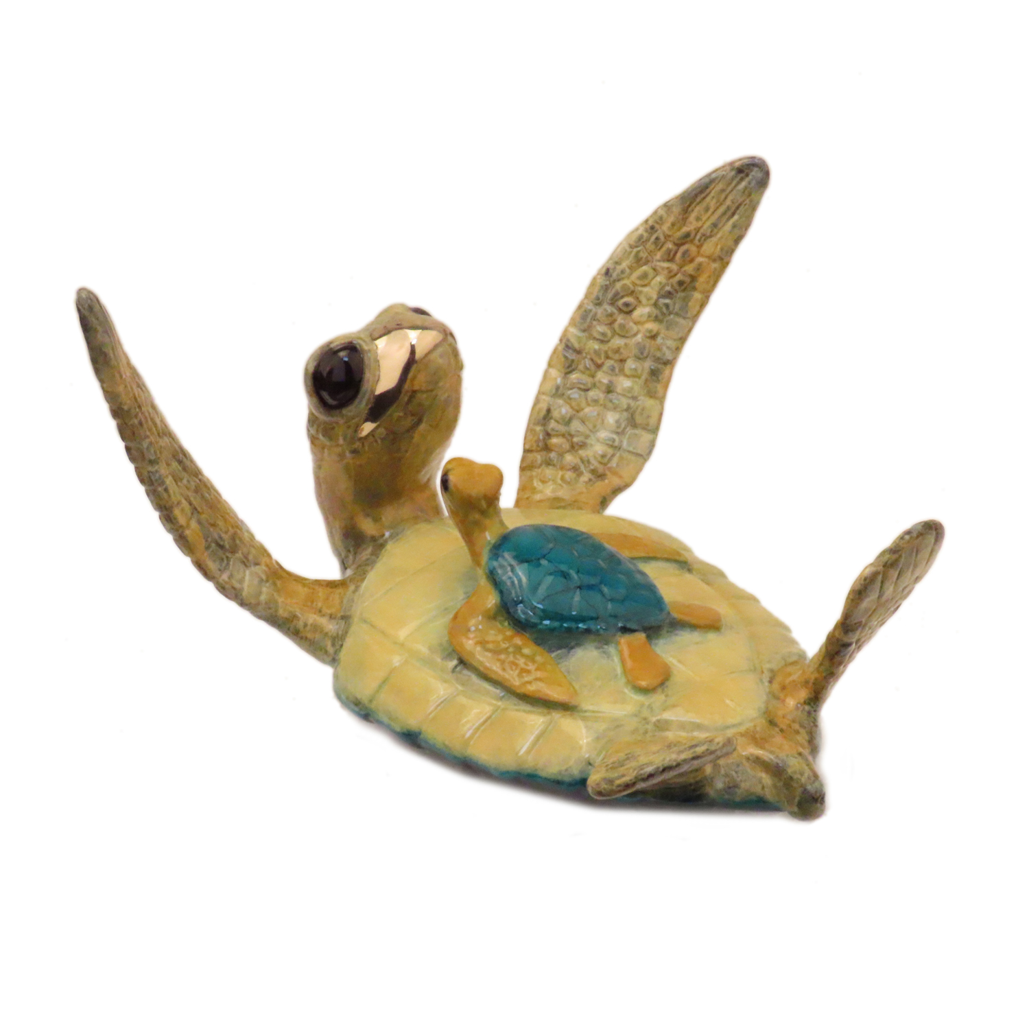 Signed, limited edition turtle sculpture