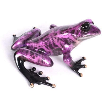 Signed, limited edition bronze frog sculpture by Tim Cotterill